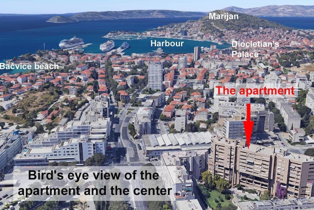 Eurit Apartment Shown In Detail سبليت المظهر الخارجي الصورة